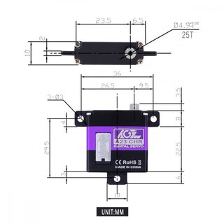 AGF-RC A23CHR Servo