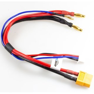 Ladekabel XT60 Buchse f�r Hardcase 2s LiPo XH 14AWG 20cm