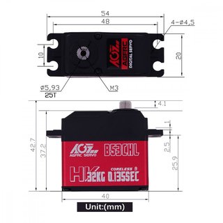 AGF-RC B53CHLV2 Servo