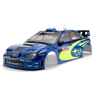 Subaru Impreza WRC 2007 Karosserie Blau lackiert 195mm RTU
