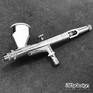 Bittydesign Caravaggio gravity-feed airbrush dual-action