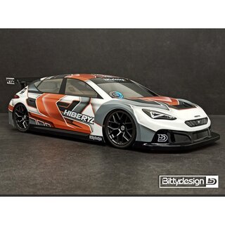 Bittydesign HIBERYA 1/10 clear body 190mm (for FWD)