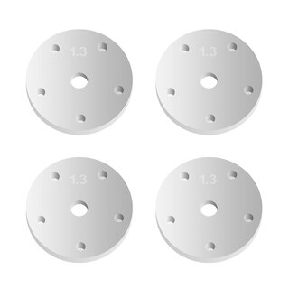 Team Associated FT 16mm Shock Piston, 5x1.3mm, flat