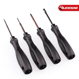 Koswork Mini-Z 4pcs Mini Car Tool Set (H1.5, N4.5, P00 & P1) (Light Tri Handle)
