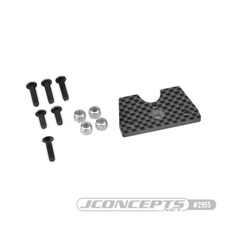JConcepts F2 truggy body mount adaptor, carbon fiber -...