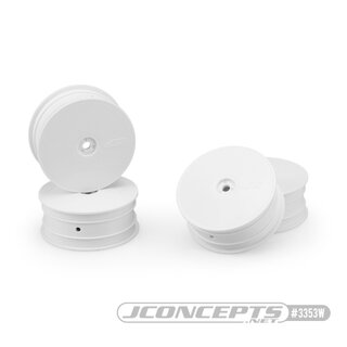 JConcepts Mono - TLR 22X-4, B74.1, XRAY XB4, front wheel (white) - 4pc.