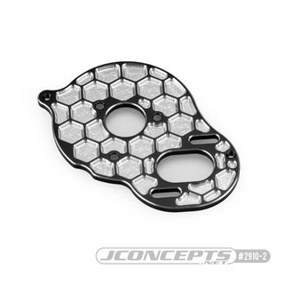 JConcepts DR10, SR10 aluminum +2mm rear motor plate -...