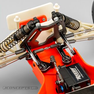 JConcepts RC10T aluminum steering bellcranks, black (Fits ? Team Associated RC10T)