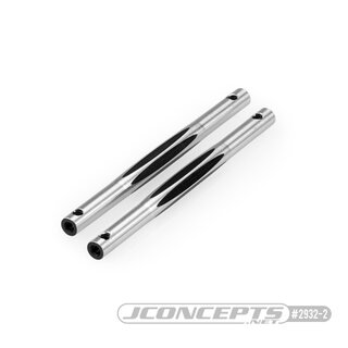JConcepts RC10T diamond nose brace tubes, black - 2pc...