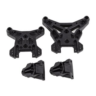 Team Associated RIVAL MT8 Shock Towers and Center Brace Mounts