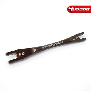 Koswork Steel Turnbuckle Wrench (4.0mm & 5.0mm) (For Tekno, Yokomo, TLR, Agama)
