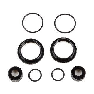 Team Associated 13mm Shock Collar and Seal Retainer Set,...