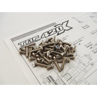 Hiro Seiko 420X Titanium Hex Socket Screw Set (120pcs)