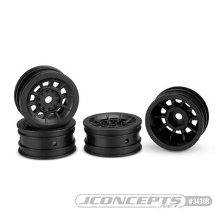 JConcepts Hazard - Axial SCX24, 1? wheel - (black) - 4pcs