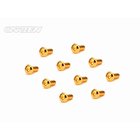 CARTEN Linsenkopfschrauben M3x8mm 12.9 Gold Coating (10)