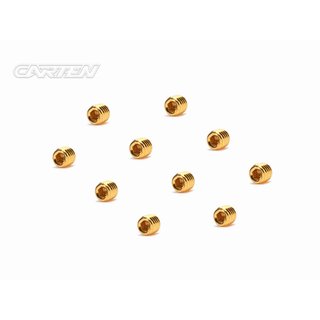 CARTEN Madenschrauben M5x5mm 12.9 Gold Coating (10)