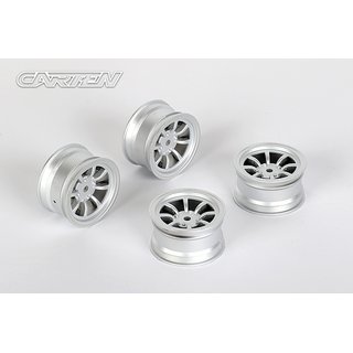 CARTEN Felge 8-Speichen +1mm silber (4)