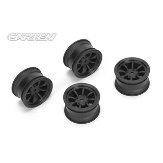 CARTEN Felge 8-Speichen +1mm schwarz (4)