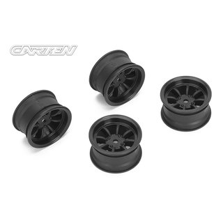 CARTEN Felge 8-Speichen +4mm schwarz (4)