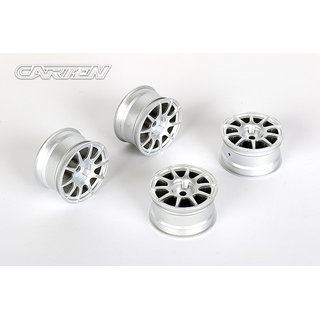CARTEN Felge 10-Speichen +1mm silber (4)