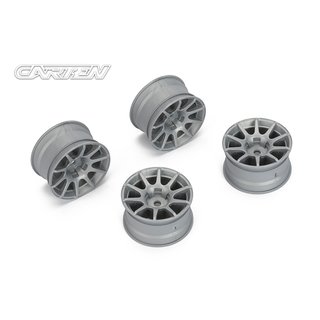 CARTEN Felge 10-Speichen +4mm grau (4)