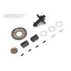 CARTEN Set Tellerrad/Triebling Starrachse 40/17 Stahl