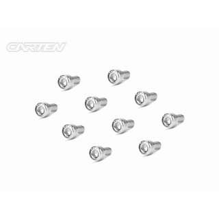 CARTEN Zylinderkopfschrauben M3x6mm 12.9 Nickel Coating (10)