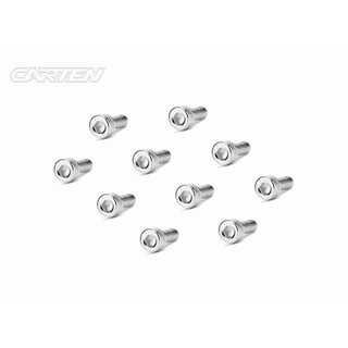 CARTEN Zylinderkopfschrauben M3x8mm 12.9 Nickel Coating (10)