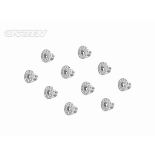 CARTEN Senkkopfschrauben M4x6mm 12.9 Nickel Coating (10)