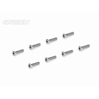 CARTEN Titan Flachkopfschrauben M3x14mm Ti6-4 CNC (8)