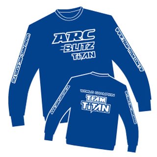 ARC T-Shirt Langarm blau (L)