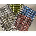 REDS Aufkleber 150x150mm geschnitten Chrome Silver