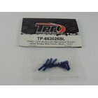 TPRO 7075 Aluminum Imbus Linsenkopf M3x10 (Blau) (10pc)