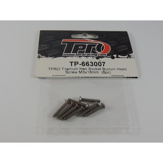 TPRO Titanium Imbus Senkkopfschraube M3x16mm (10pc)