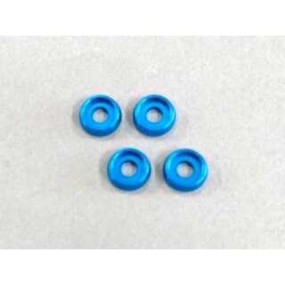 Kyosho Unterlegsscheiben M3 Alu (4) Light Blue
