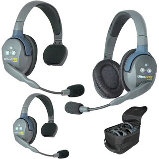 Kyosho UltraLITE 3 people system w/ 3 Single Headsets, batt., charger