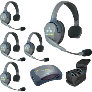 Kyosho UltraLITE 5 people system w/ 5 Single Headsets, batt., charger