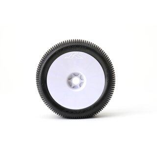 Kyosho Jetko Block In Super Soft verklebt auf Felge wei�...