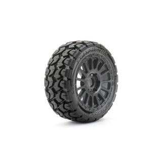 Extreme Tyre 1:8 Buggy Tomahawk Belted on Black Rim (2)