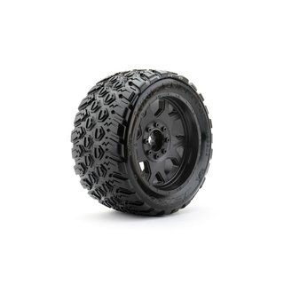 Extreme X-MT Tyre King Cobra Belted on TRX Xmaxx Black Rims (2)