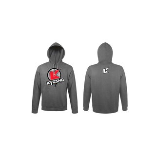 Kyosho Sweatshirt mit Kapuze Hoodie K-CIRCLE (5XL) Grau