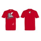 T-Shirt Kyosho K-Circle22 Rot - L