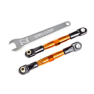 TRAXXAS Sturz-Spurstange 7075-T6 Alu orange 67mm vorne l/r