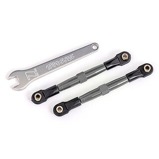 TRAXXAS Vorspurstange 7075-T6 Alu charcoal grau 75mm vorne l/r
