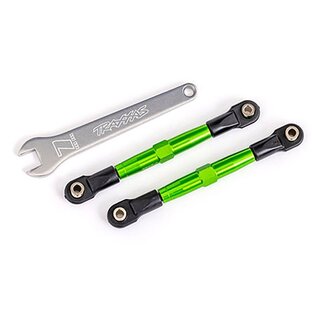 TRAXXAS Vorspurstange 7075-T6 Alu gr�n 75mm vorne l/r