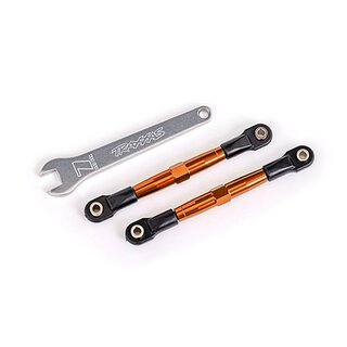 TRAXXAS Vorspurstange 7075-T6 Alu orange 75mm vorne l/r