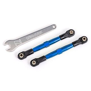 TRAXXAS Vorspurstange 7075-T6 Alu blau 75mm vorne l/r