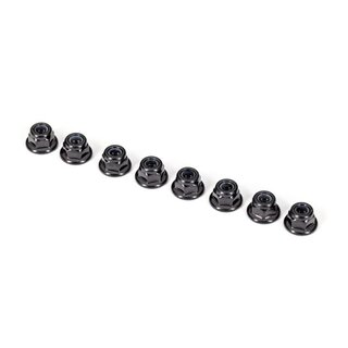TRAXXAS Stoppmutter mit Flansch schwarz 3mm (8)