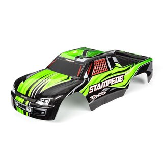 TRAXXAS Karosserie Stampede gr�n mit Aufkleber