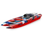 TRAXXAS  DCB M41 rot/blau 40-Zoll Catamaran Rennboot